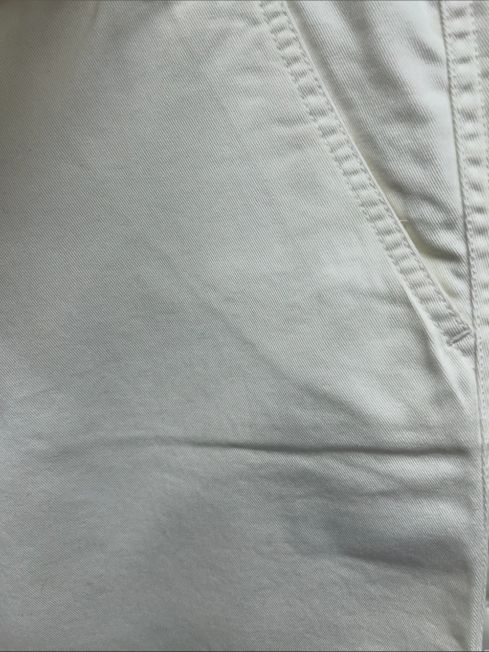 J. Crew Off-White Cropped Straight-Leg Jeans